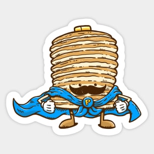 Captain Pancake's Mustache Sticker